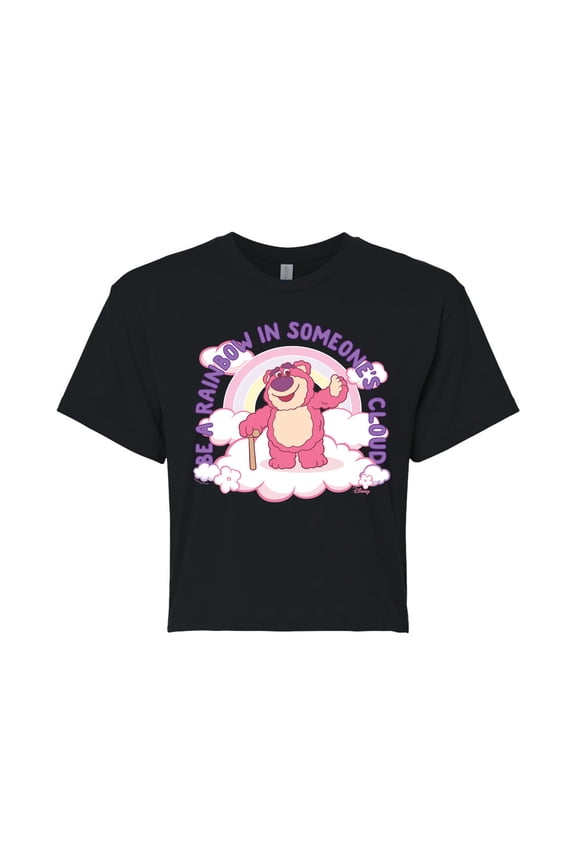 Toy Story - Be A Rainbow - Juniors Cropped Cotton Blend T-Shirt