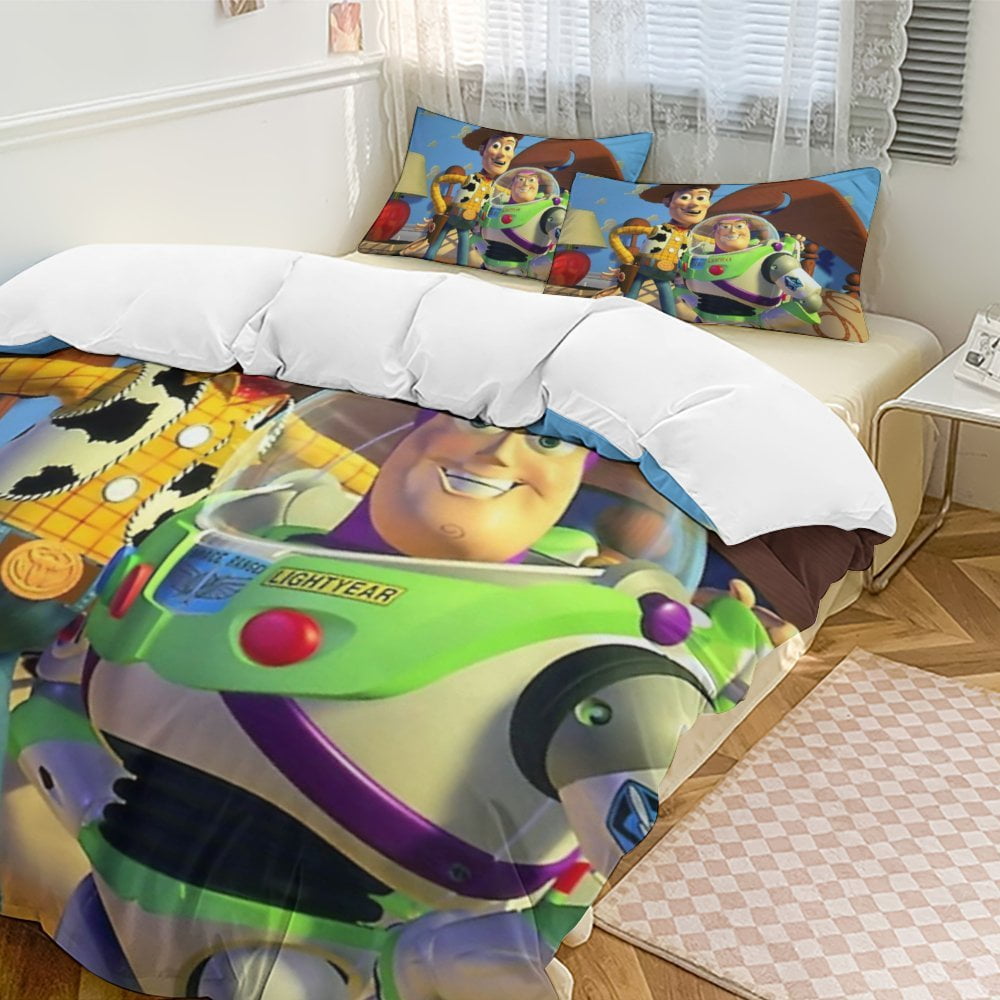 Toy Story Bedding Comforter Sets, 3-Piece Bedding Set Soft Warm Bed Set ...