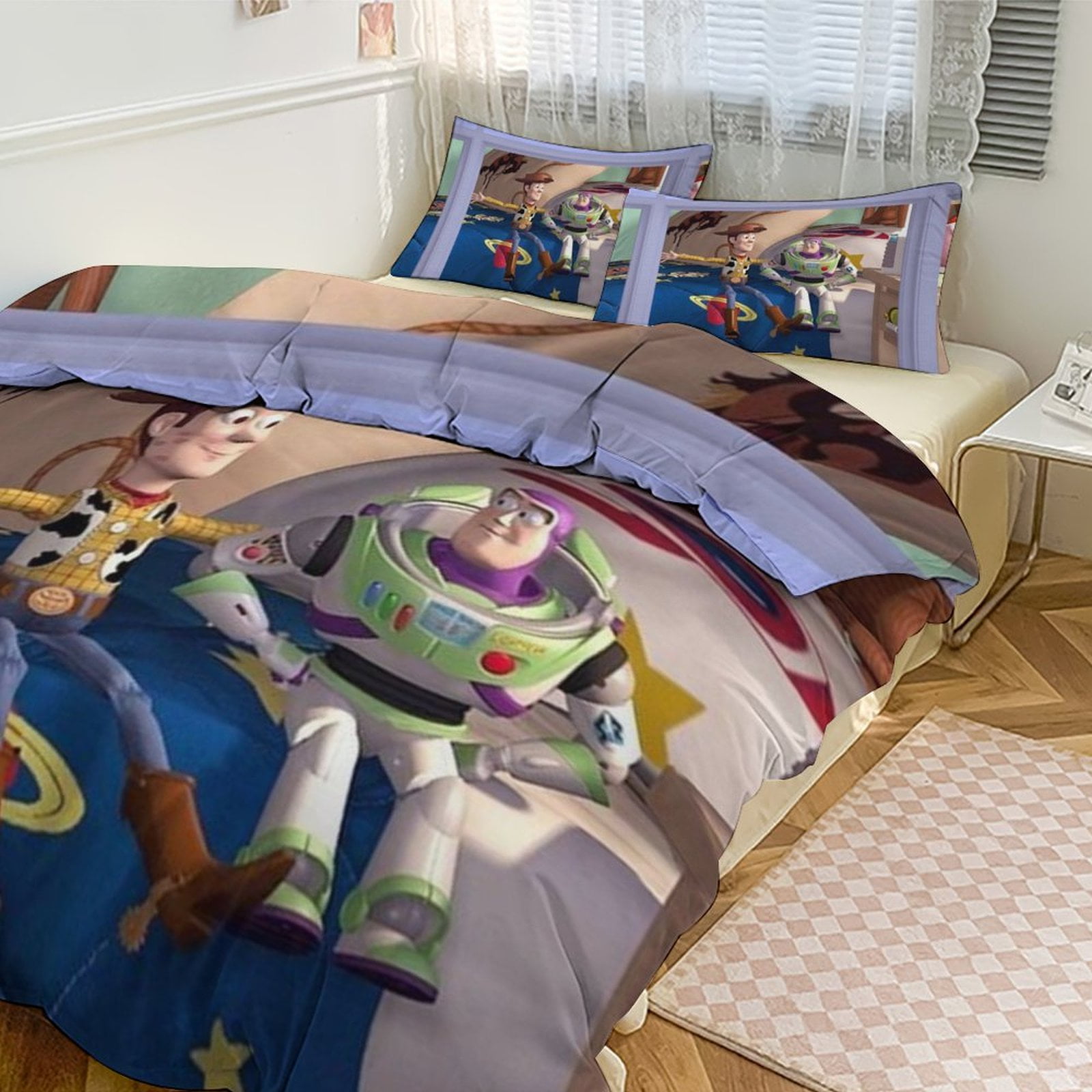 Toy Story Bedding Set Anime Three-piece for Boys Girls Teens Queen ...