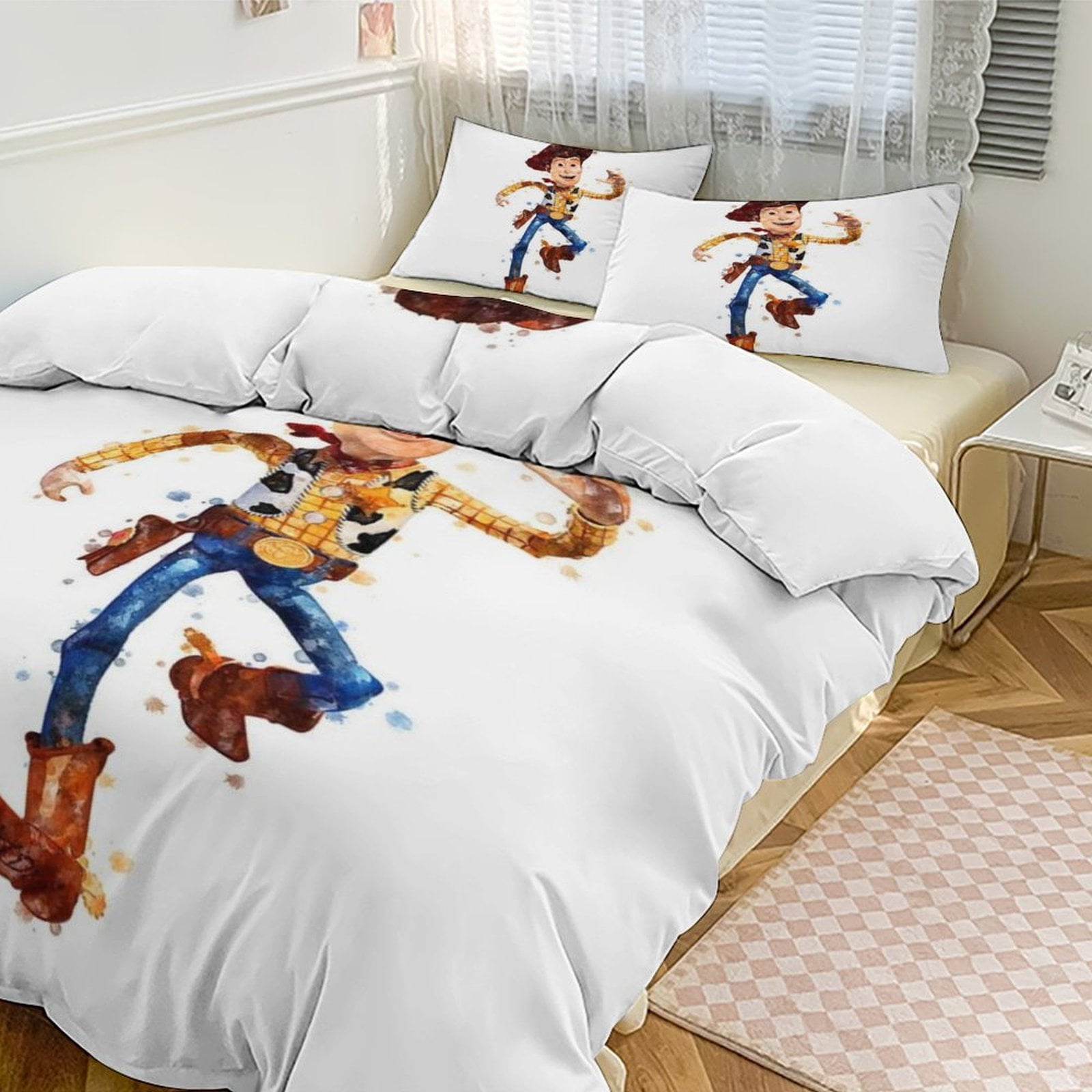 Toy Story Bedding Set Anime Three-piece for Boys Girls Teens Queen - Walmart.com