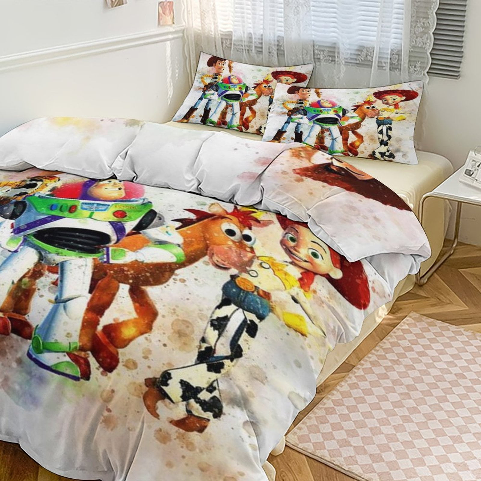 Toy Story Bedding Set Anime Three-piece for Boys Girls Teens Twin ...