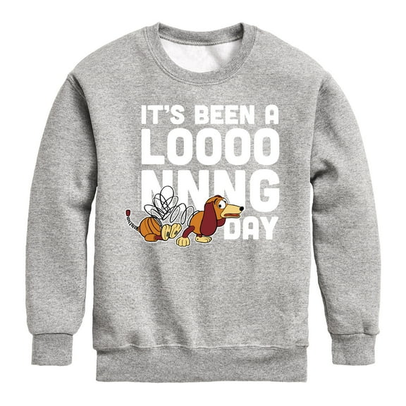 Toy Story - Been A Long Day - Toddler And Youth Crewneck Fleece Sweatshirt