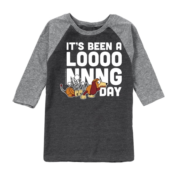 Toy Story - Been a Long Day - Toddler And Youth Raglan Graphic T-Shirt