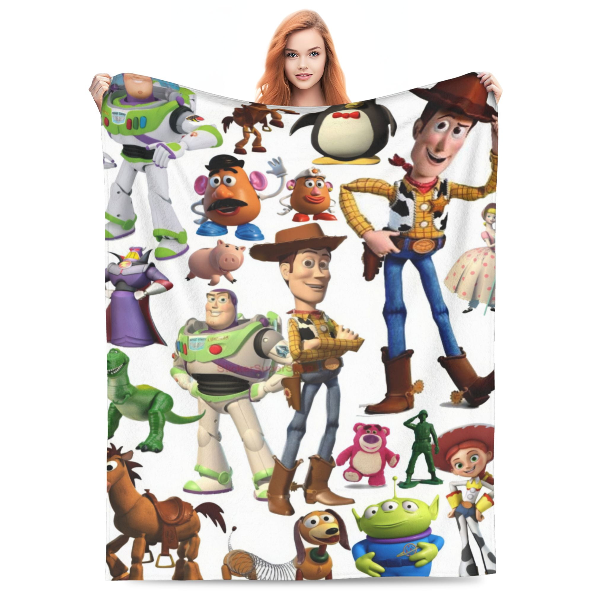 Toy Story Colorblock Blanket 62×90 Polyester Silk Touch Mulitcolor Disney