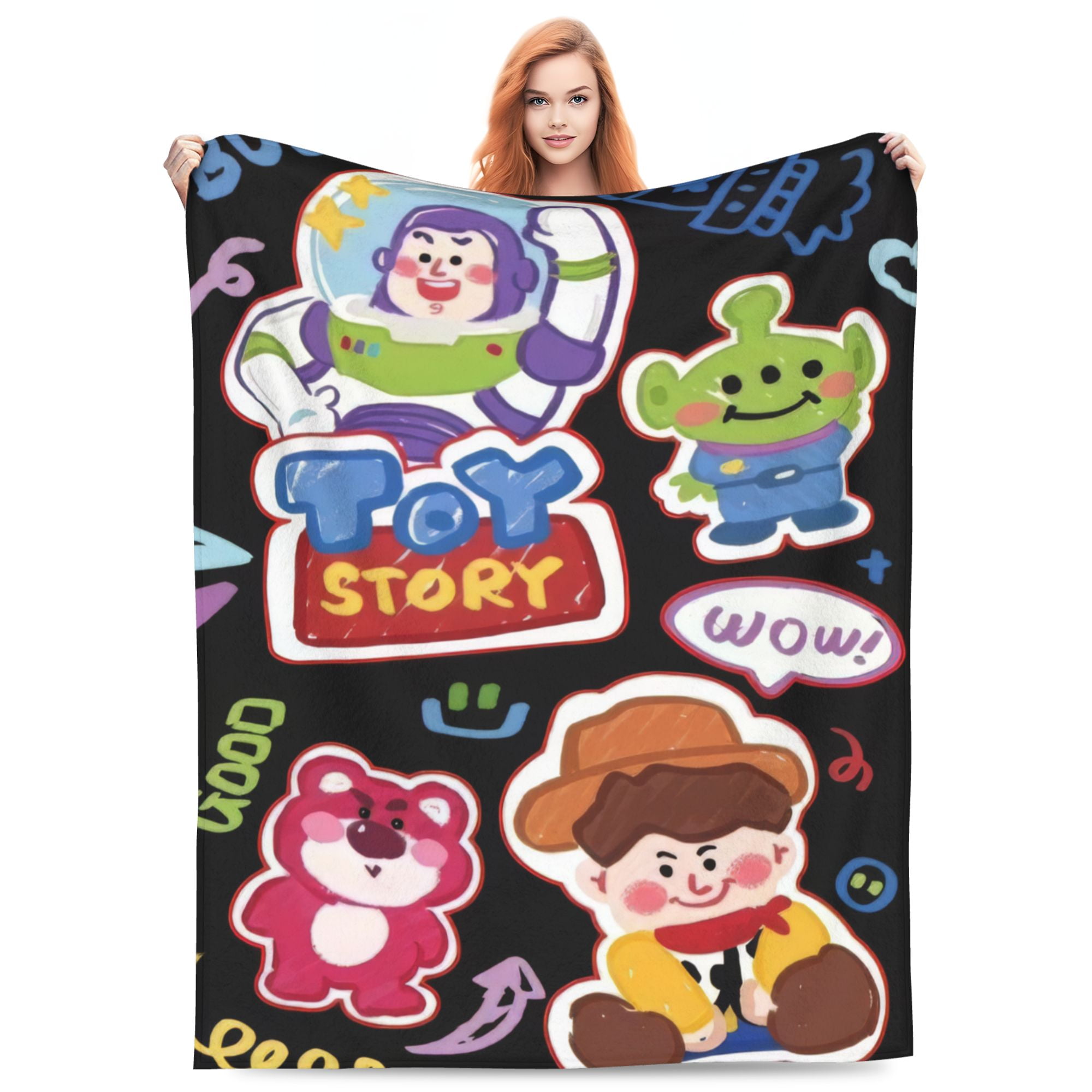 Toy Story Blanket Super Soft Flannel Blanket Throw Lightweight Sofa