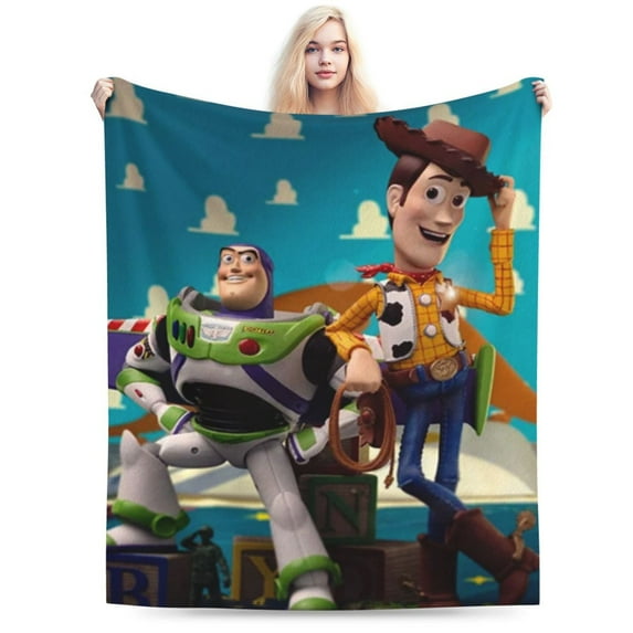 Toy Story Blanket, Super Soft Throw Blanket For Couch Sofa Bed, Cozy Lightweight Warm Flannel Blanket, 80"X60"