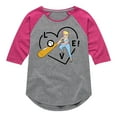 thumbnail image 1 of Toy Story - Bo Peep Baseball Love - Toddler And Youth Girls Raglan Graphic T-Shirt, 1 of 5