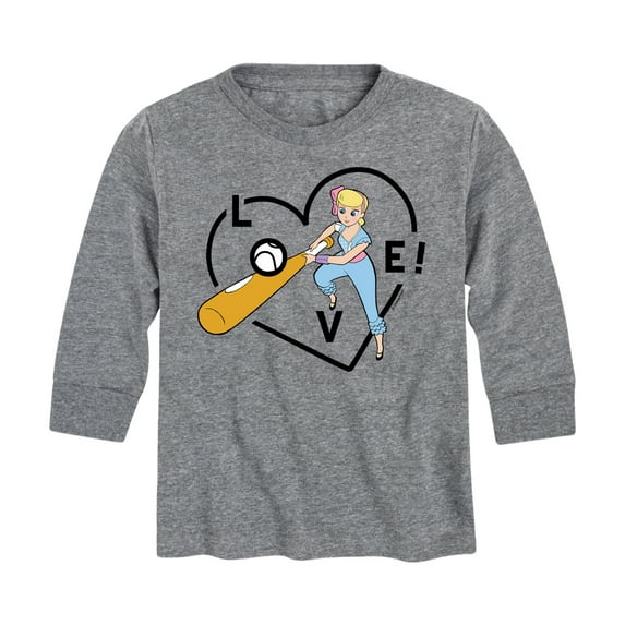 Toy Story - Bo Peep Baseball Love - Toddler And Youth Long Sleeve Graphic T-Shirt