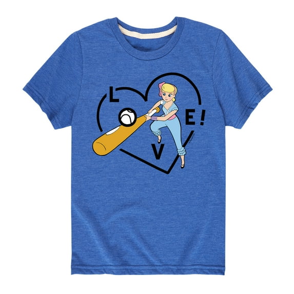 Toy Story - Bo Peep Baseball Love - Toddler And Youth Short Sleeve Graphic T-Shirt
