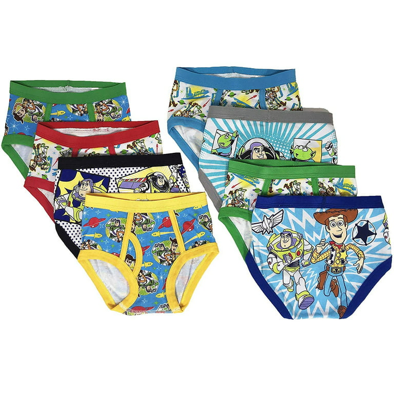 Toy Story Boys Kids Underwear - 8-Pack Toddler/Little Kid/Big Kid