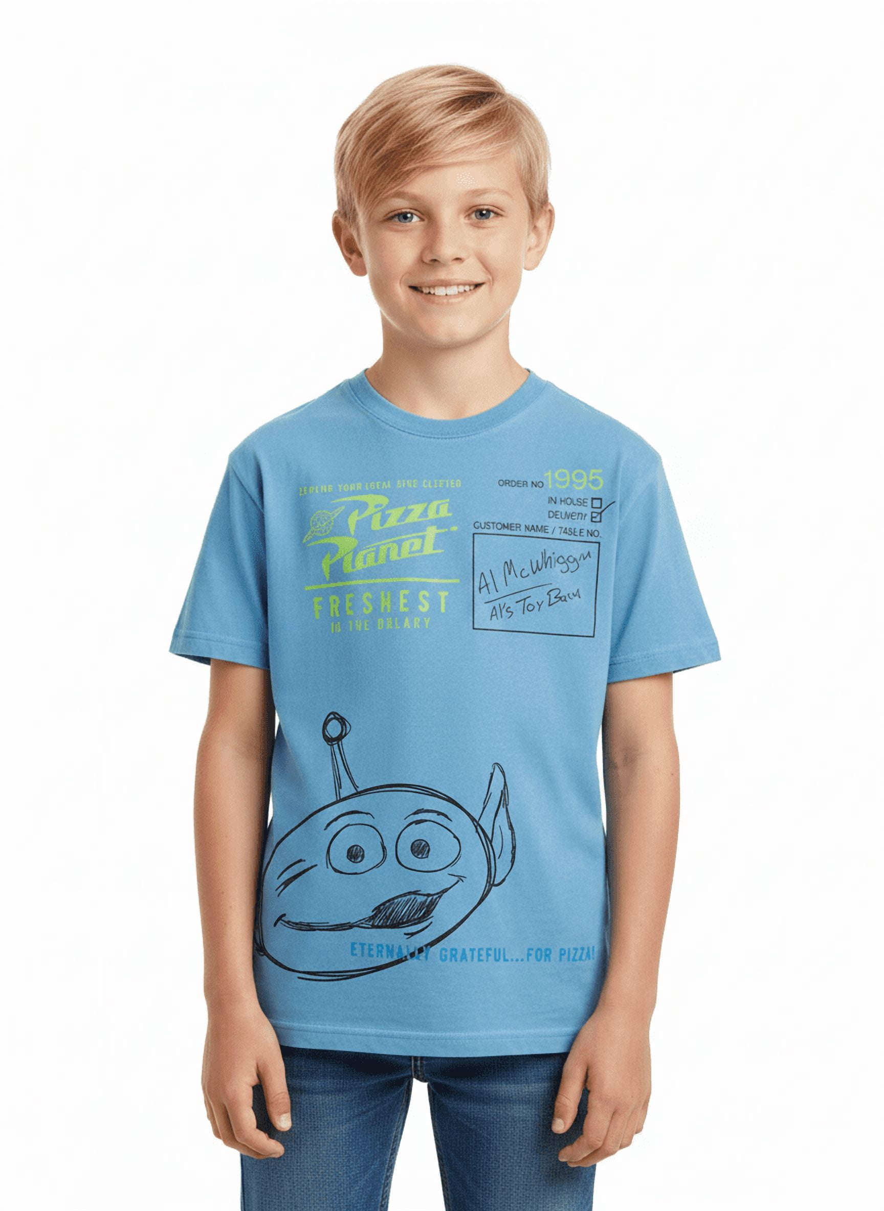 Toy Story, Boys' Relaxed Mineral Wash Graphic T-Shirt, Sizes 4-18