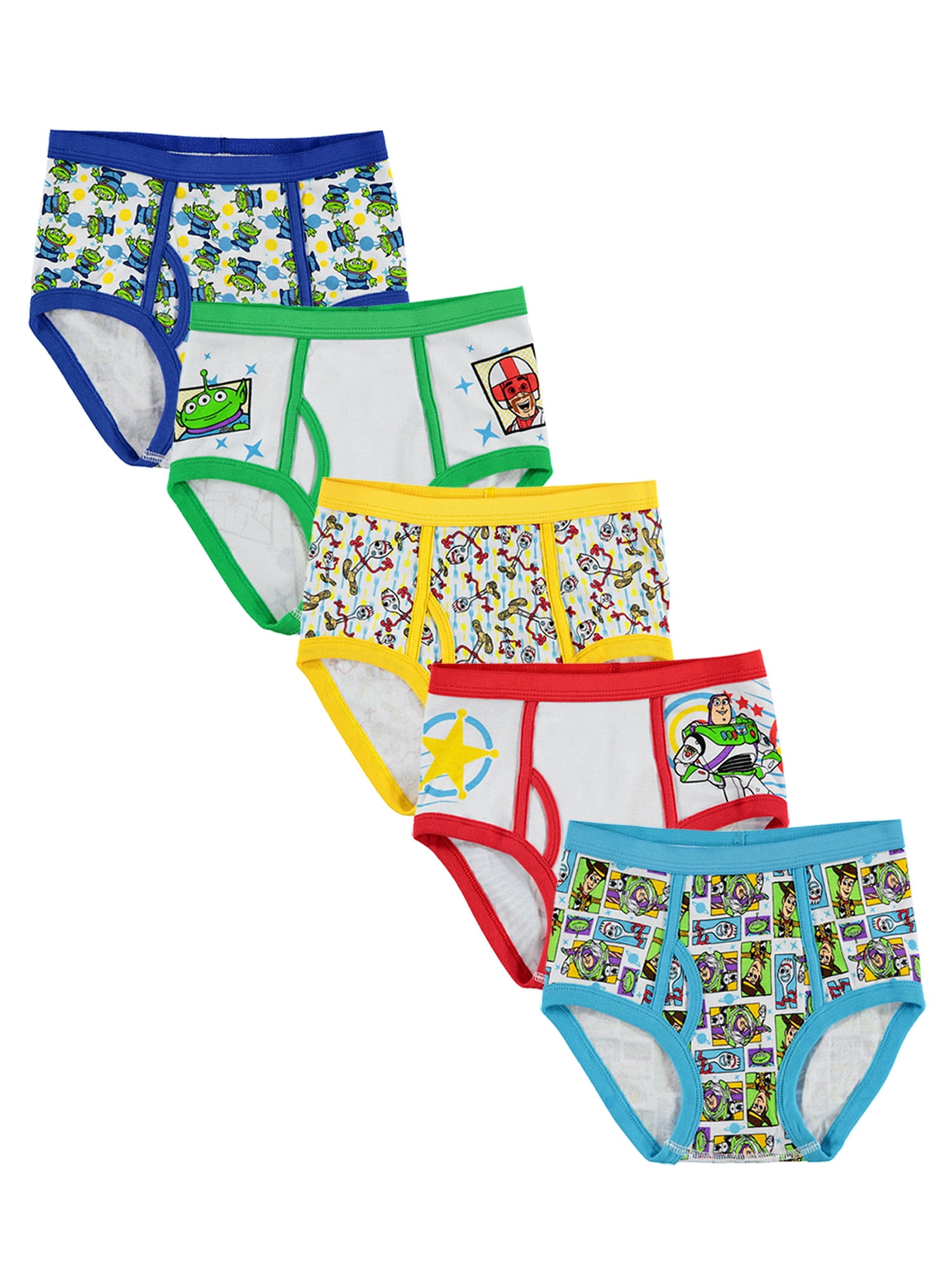Toy Story Boys Underwear, 5 Pack Briefs Sizes 4 - 8 