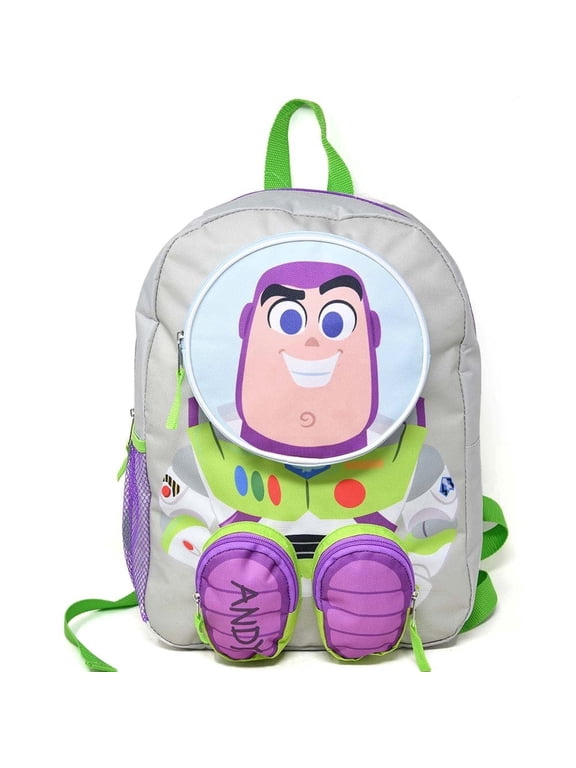 Toy Story "Buzz" Front Body 16" Backpack with 3 Zipper Pockets
