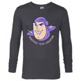 thumbnail image 1 of Toy Story Buzz Lightyear Another Year Greater - Long Sleeve T-Shirt for Men - Customized-Charcoal Heather, 1 of 5