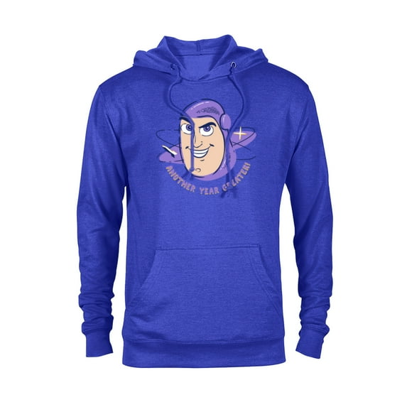 Toy Story Buzz Lightyear Another Year Greater - Pullover Hoodie for Adults - Customized-Navy