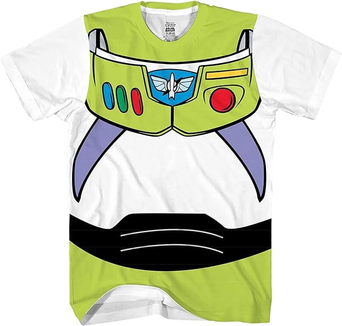 FANDOM REPUBLIC Toy Story Buzz Lightyear Astronaut Costume T-Shirt for Kids, 3T