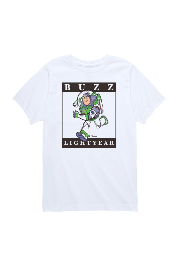 Toy Story - Buzz Lightyear Character Frame - Toddler Boys Short Sleeve Graphic T-Shirt
