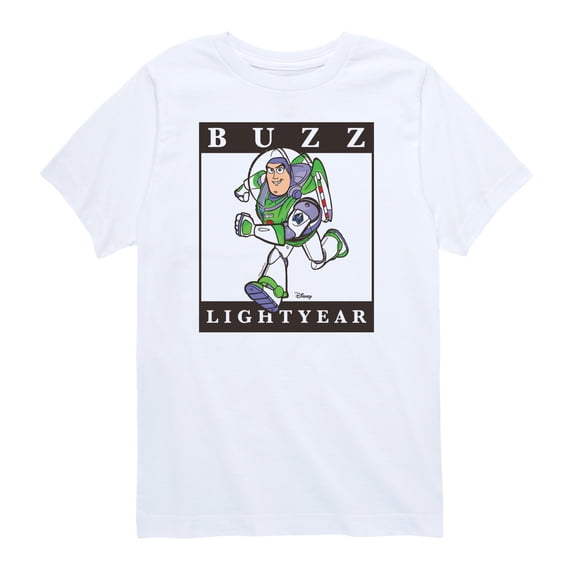 Toy Story - Buzz Lightyear Character Frame - Toddler Boys Short Sleeve Graphic T-Shirt