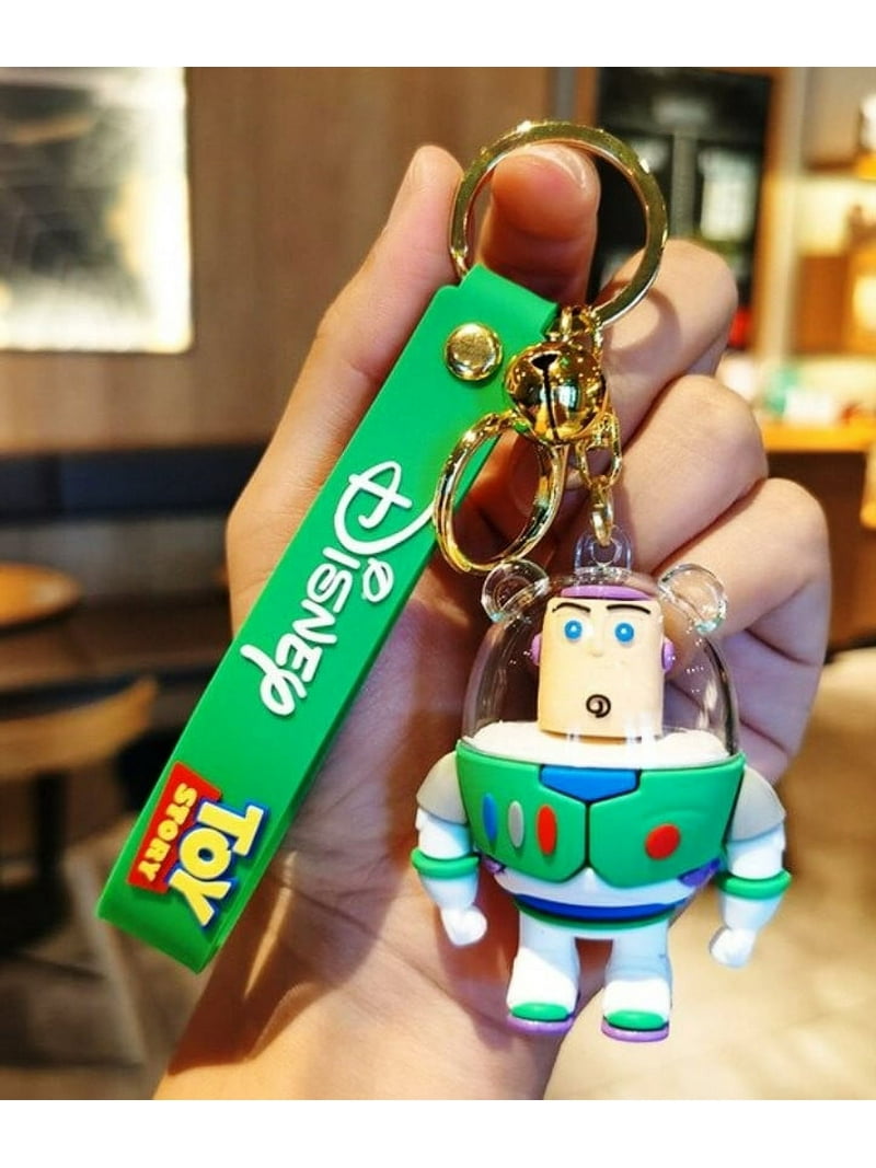 Toy Story Buzz Lightyear Character Rubber 3D Charm Keychain