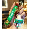 thumbnail image 1 of Toy Story Buzz Lightyear Character Rubber 3D Charm Keychain Keyring, 1 of 1