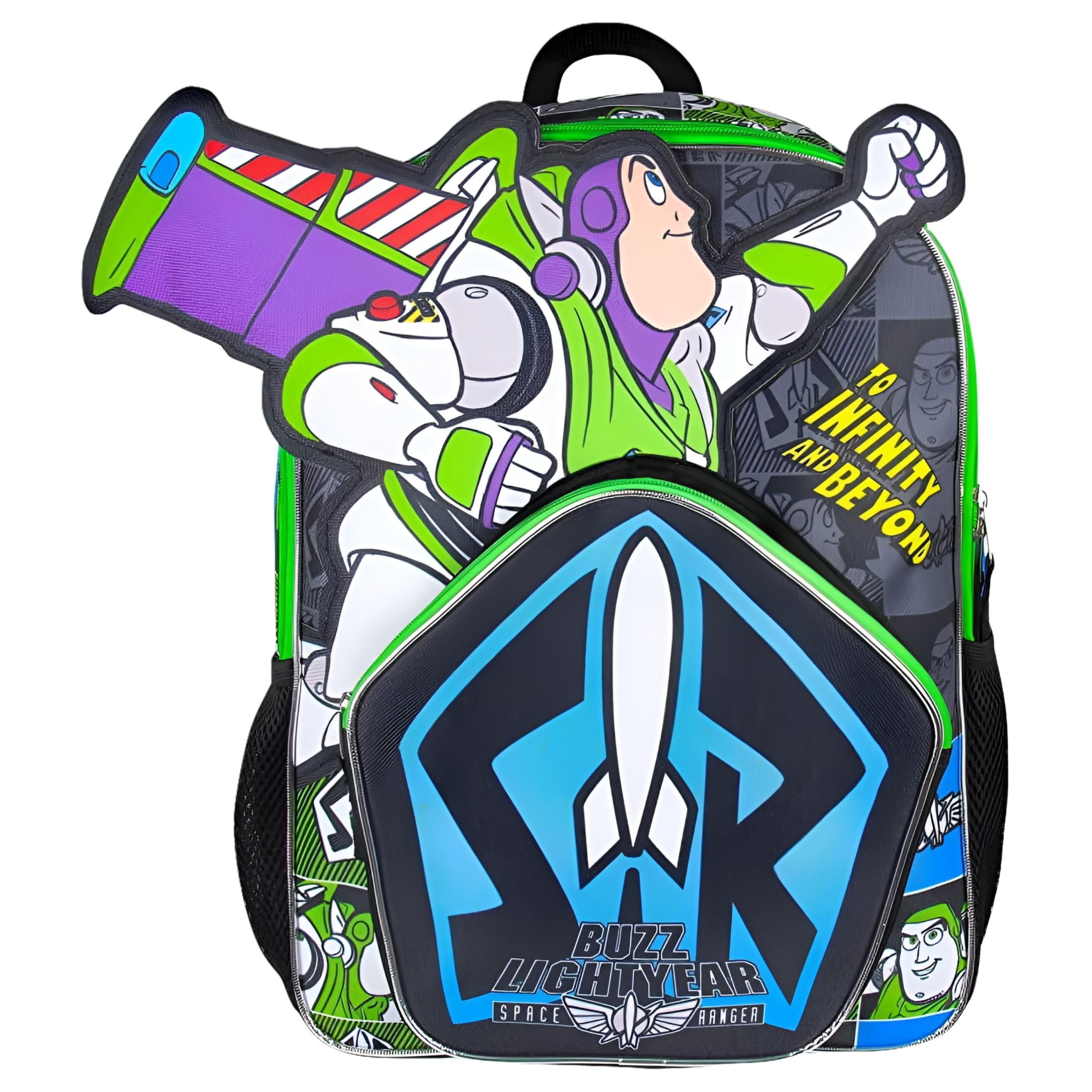 "Disney Toy Story Kids Backpack - Buzz Lightyear 3D Character Design 16 ...