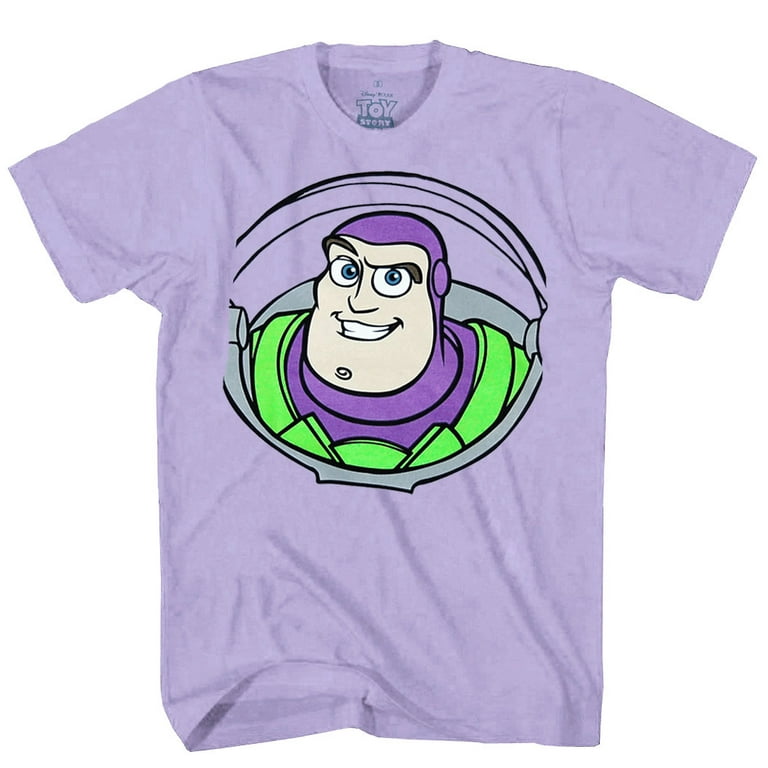 Disney Pixar Toy Story Buzz Lightyear Face T-Shirt, Adult Standard
