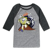 DISNEY PIXAR TOY STORY Toy Story - Buzz Lightyear Halloween Graphic - Toddler & Youth Raglan Graphic T-Shirt
