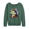 thumbnail image 1 of Toy Story - Buzz Lightyear Halloween Graphic - Women's Lightweight French Terry Long Sleeve Shirt, 1 of 5