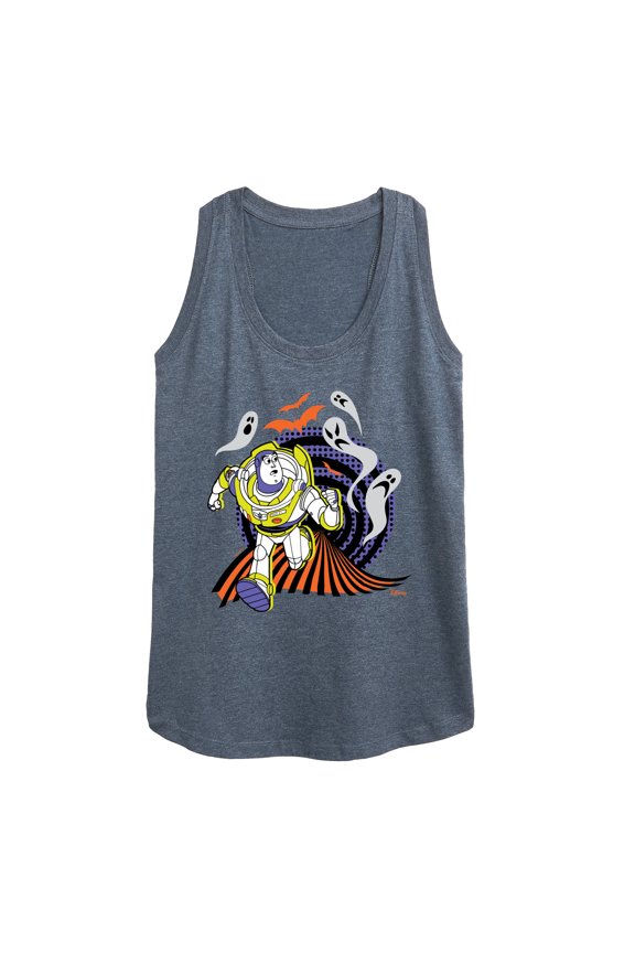 Toy Story - Buzz Lightyear Halloween Graphic - Women's Racerback Tank Top
