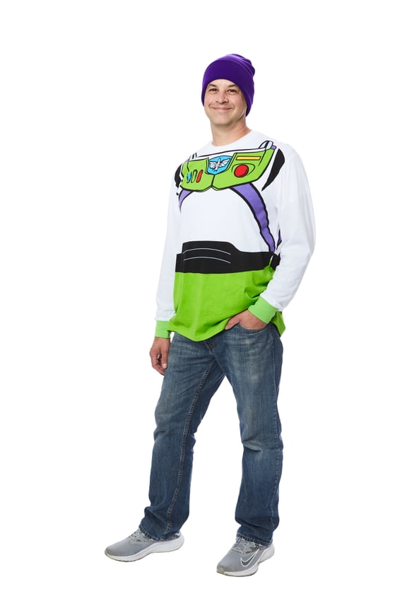 Toy Story Buzz Lightyear Mens Hoodie Costume