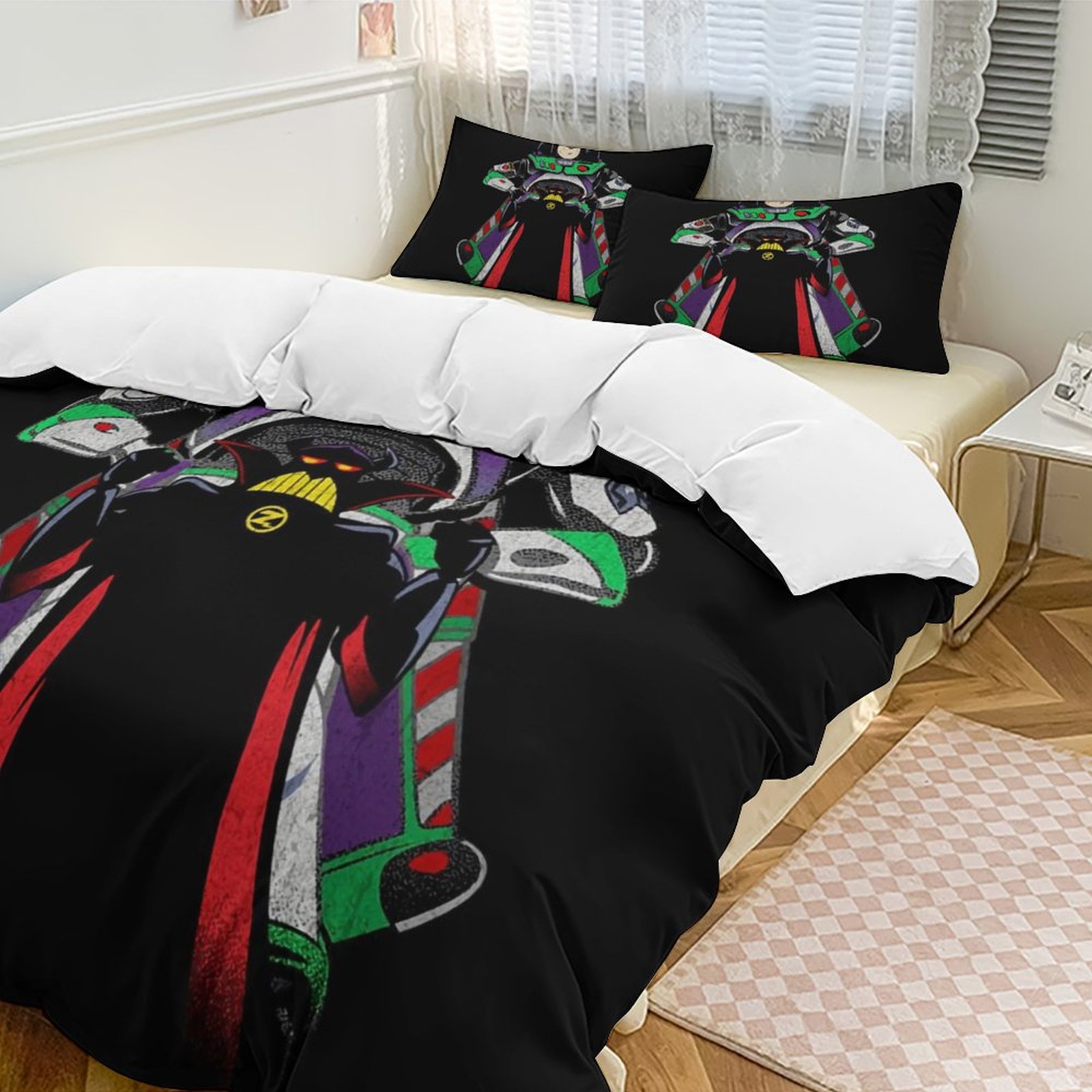 Comforter Set Queen Size,Toy Story Buzz Lightyear Over Zurg Duvet Cover ...