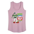 thumbnail image 1 of Toy Story - Buzz Lightyear To Elf Command - Women's Racerback Tank Top, 1 of 5