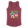 thumbnail image 1 of Toy Story - Buzz Lightyear To Elf Command - Women's Racerback Tank Top, 1 of 5