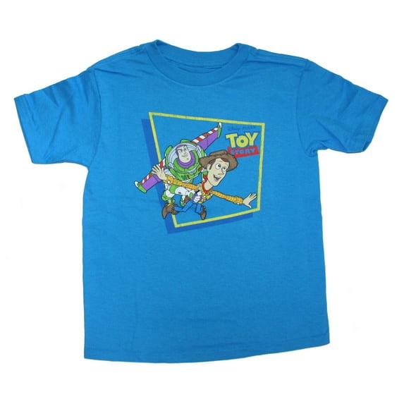 Toy Story Buzz Lightyear and Woody Little Boy's T-Shirt (Size: 4)
