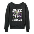 thumbnail image 1 of Toy Story - Buzz To The Rescue Lc - Women's Lightweight French Terry Long Sleeve Shirt, 1 of 5