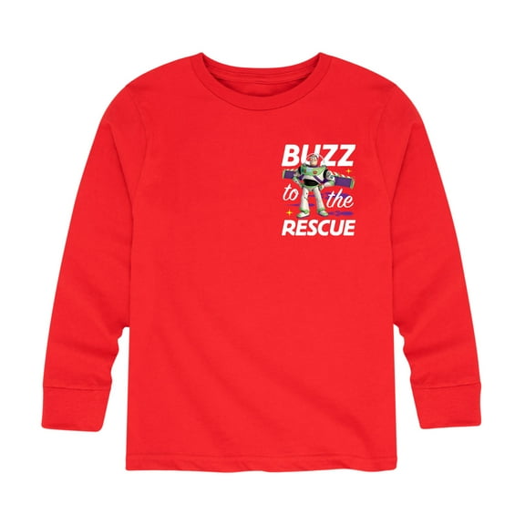 Toy Story - Buzz To The Rescue - Toddler And Youth Long Sleeve Graphic T-Shirt