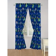 Toy Story Buzz & Woody 84" Drapes, 100% Microfiber, Blue