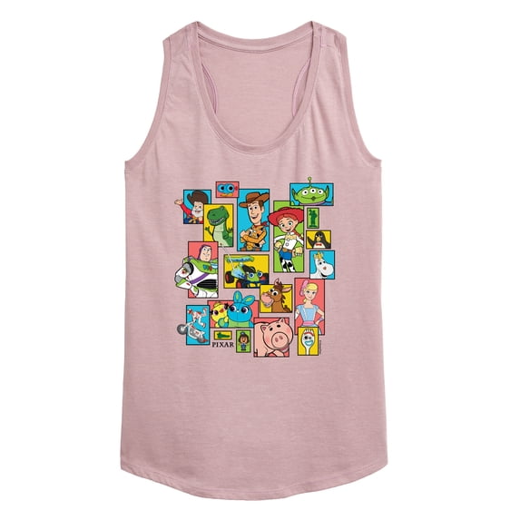 Toy Story - Buzz, Woody , and Friends - Women's Racerback Graphic Tank