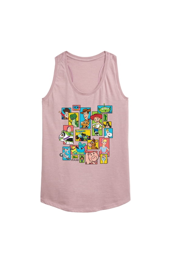 Toy Story - Buzz, Woody , and Friends - Women's Racerback Graphic Tank