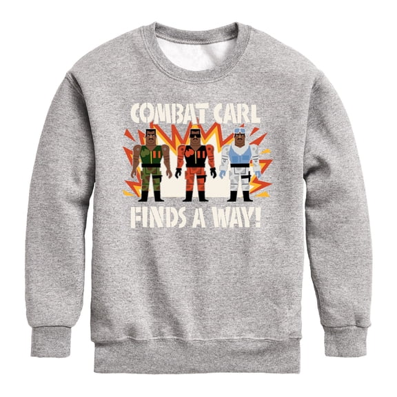 Toy Story - Carl Finds A Way - Toddler And Youth Crewneck Fleece Sweatshirt