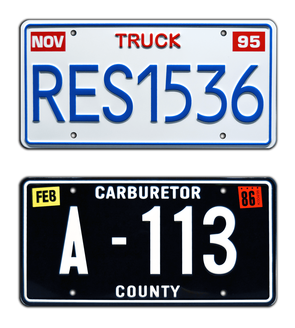  15 States Replica Car License Plates, US States Auto Number  Tags, Room Man Cave Garage Sports Bar Decor : Automotive