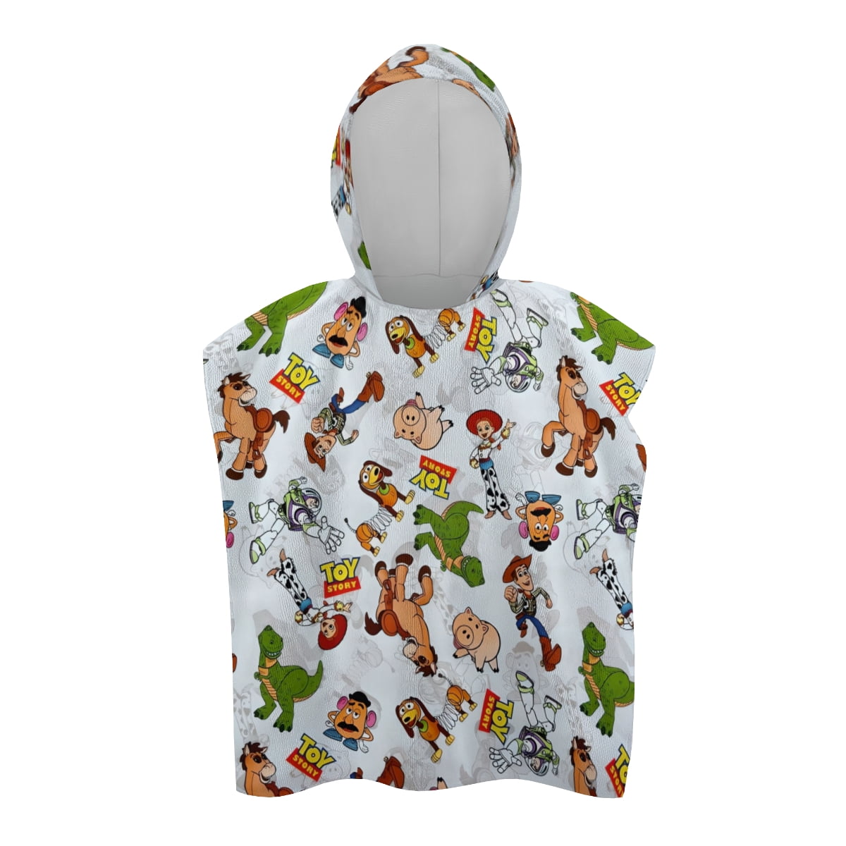 Toy Story Cartoon Kids Soft Hooded Bath Robe Kids Warm Gamer Robe ...