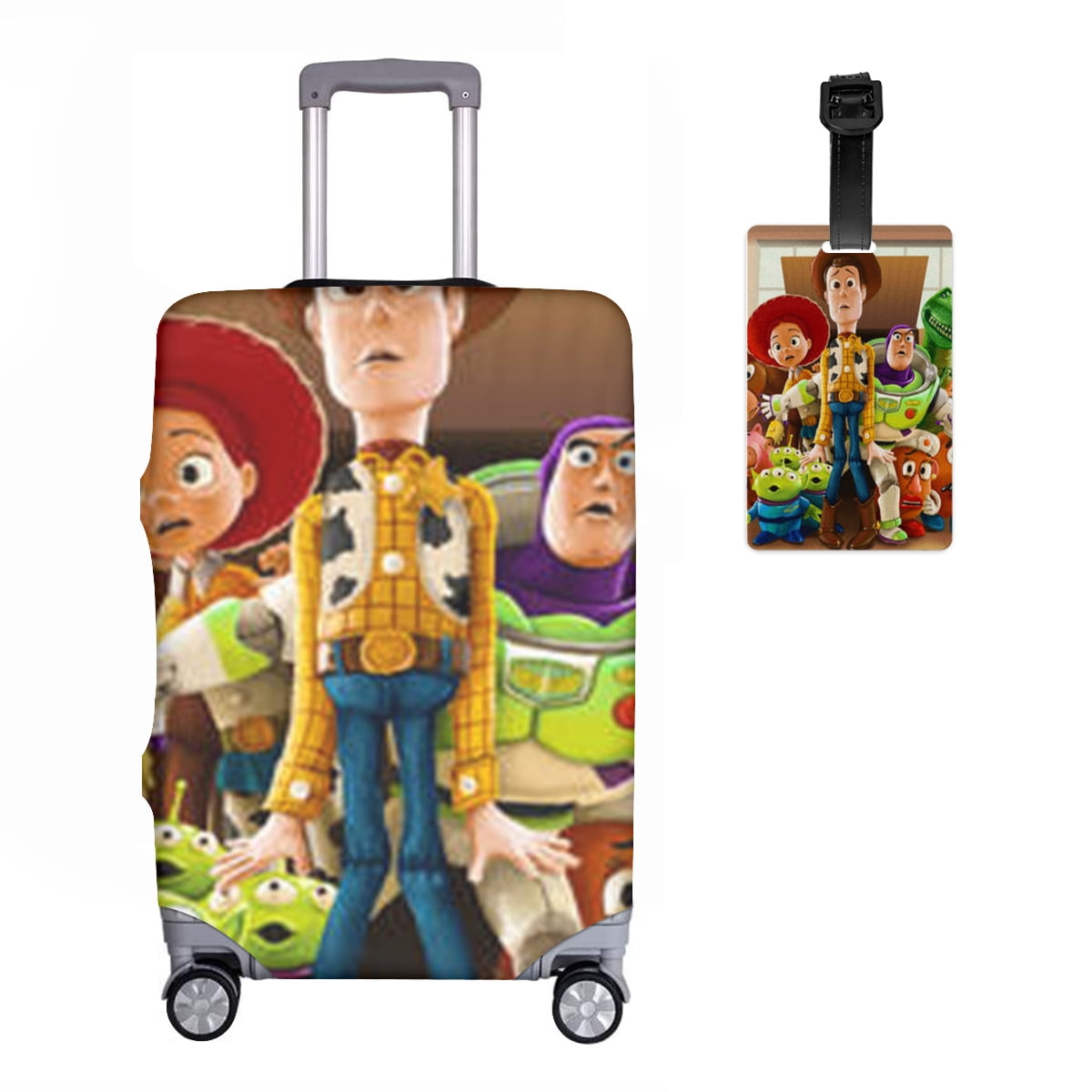 Toy Story Cartoon Luggage Cover, Hard Shell Suitcase Cover with Luggage ...