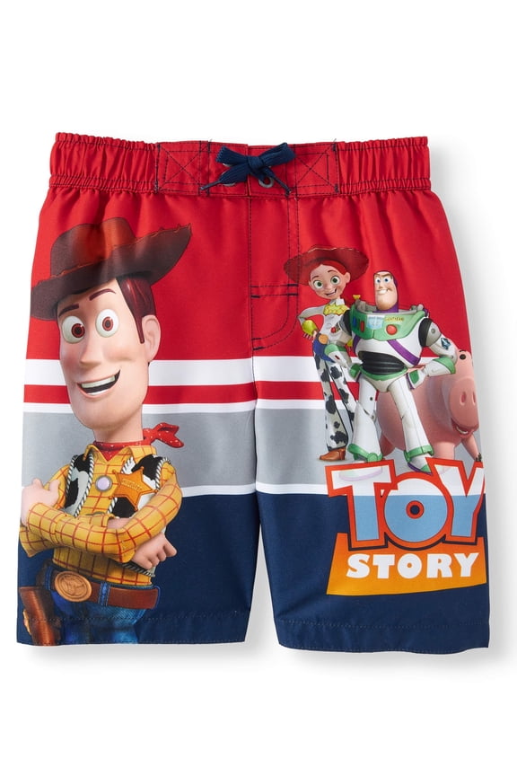 Toy Story Character Swim Trunk (Little Boys)