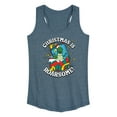 thumbnail image 1 of Toy Story - Christmas Is Roarsome - Women's Racerback Tank Top, 1 of 5