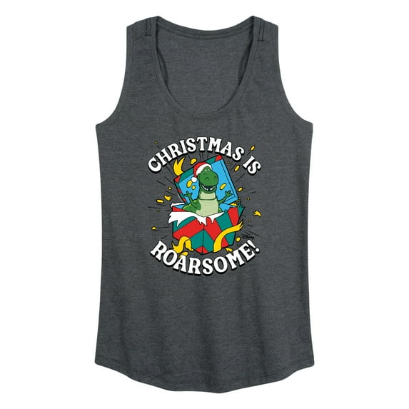 Toy Story - Christmas Is Roarsome - Women's Racerback Tank Top