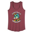 thumbnail image 1 of Toy Story - Christmas Is Roarsome - Women's Racerback Tank Top, 1 of 5