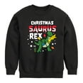 thumbnail image 1 of Toy Story - Christmas Saurus Rex - Toddler And Youth Crewneck Fleece Sweatshirt, 1 of 5