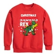 thumbnail image 1 of Toy Story - Christmas Saurus Rex - Toddler And Youth Crewneck Fleece Sweatshirt, 1 of 5