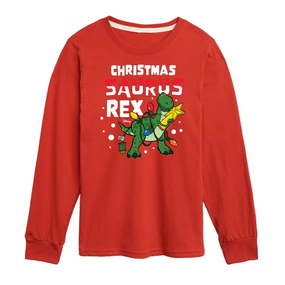 Toy Story - Christmas Saurus Rex - Toddler And Youth Long Sleeve Graphic T-Shirt
